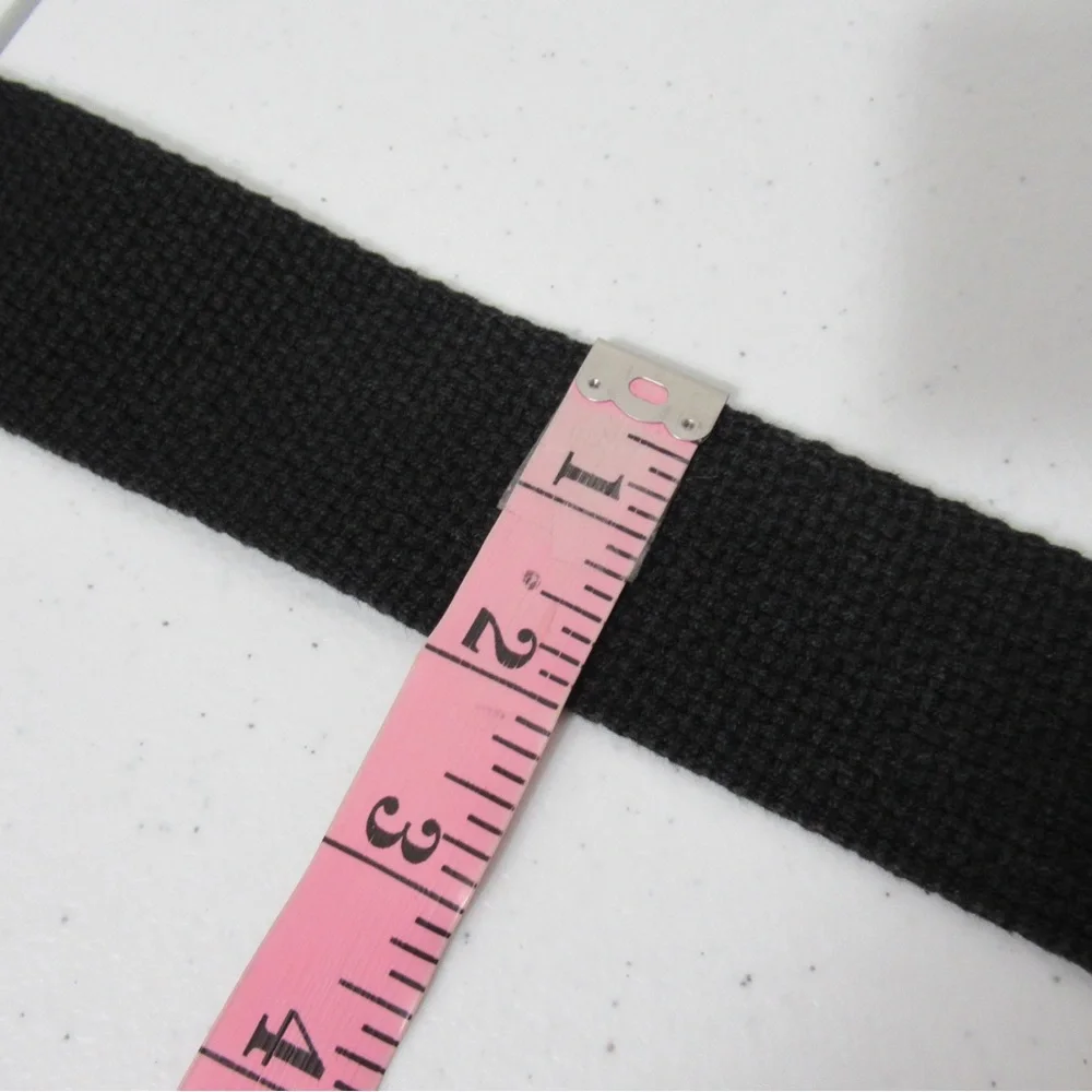 Canvas and Leather D-Ring Belt Size Small Medium